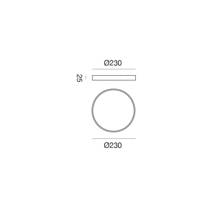 Plafoniera Rotonda - gpl320